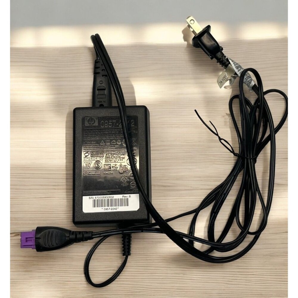 HP AC DC Adapter Power For Deskjet Officejet 0957-2242 F4280 J4580 C7280 C4795